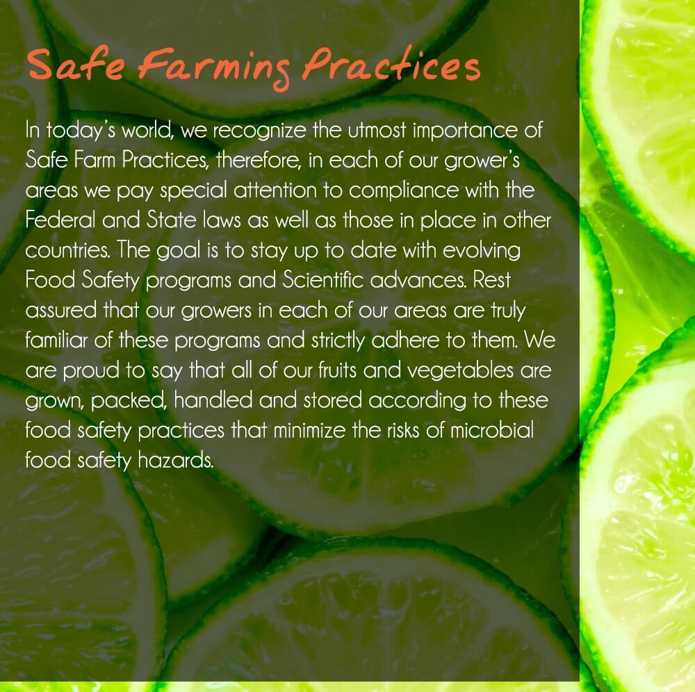 Safe Farming Practices